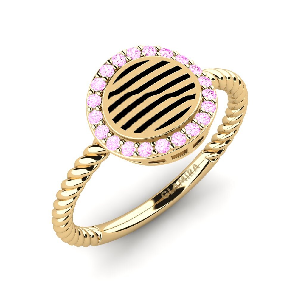Rosa Saphir Ring Yandijal