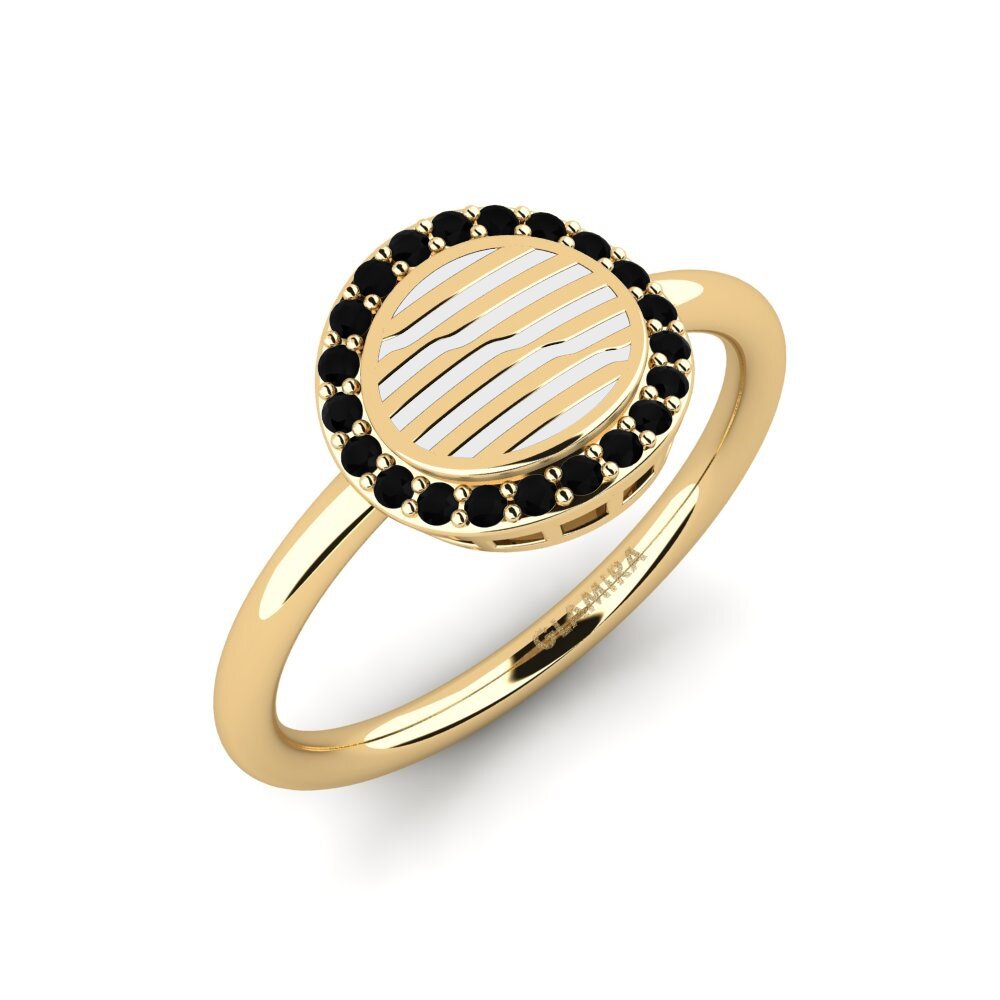 Diamante Negro Anillo Yandinaj