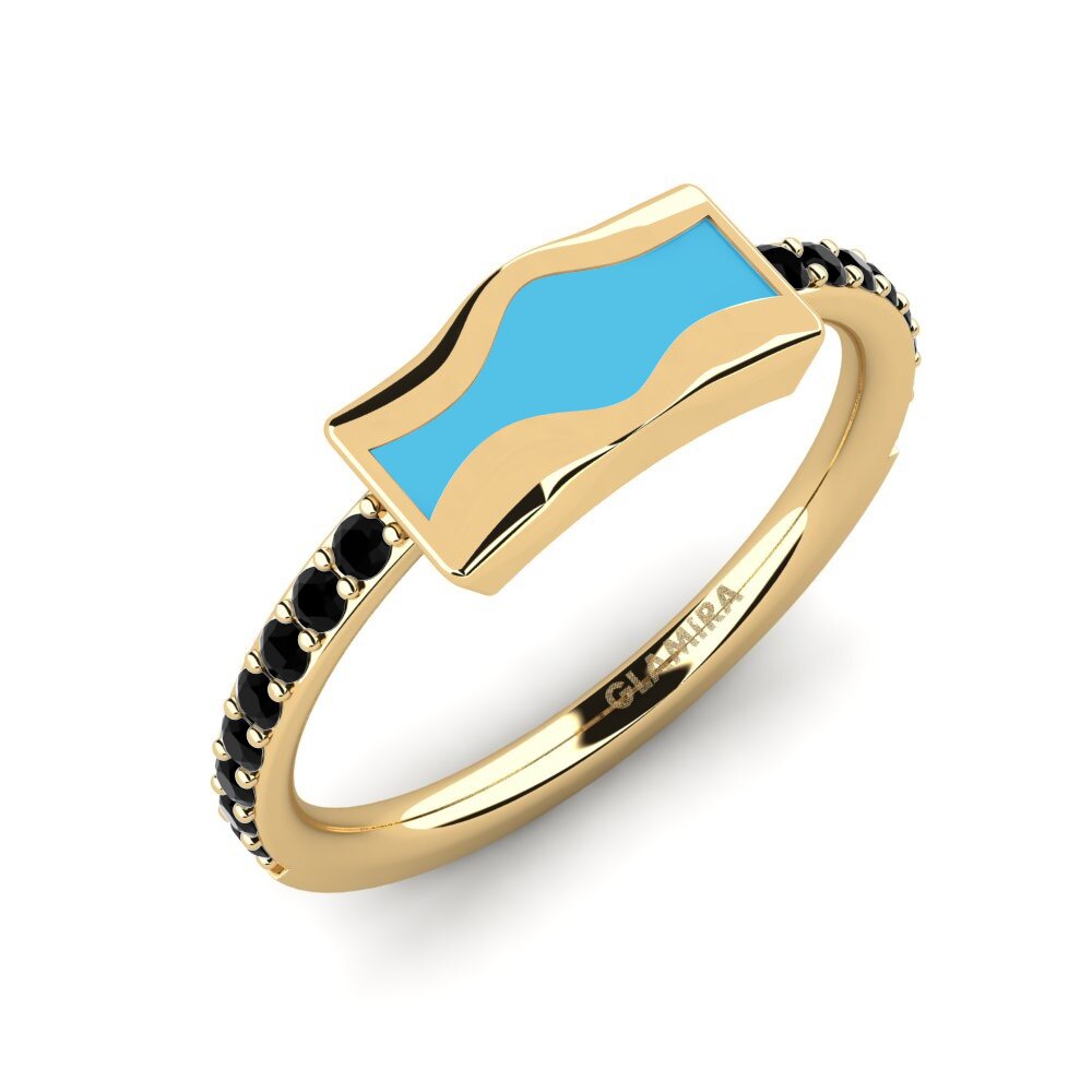 Black Sapphire Ring Yandinan