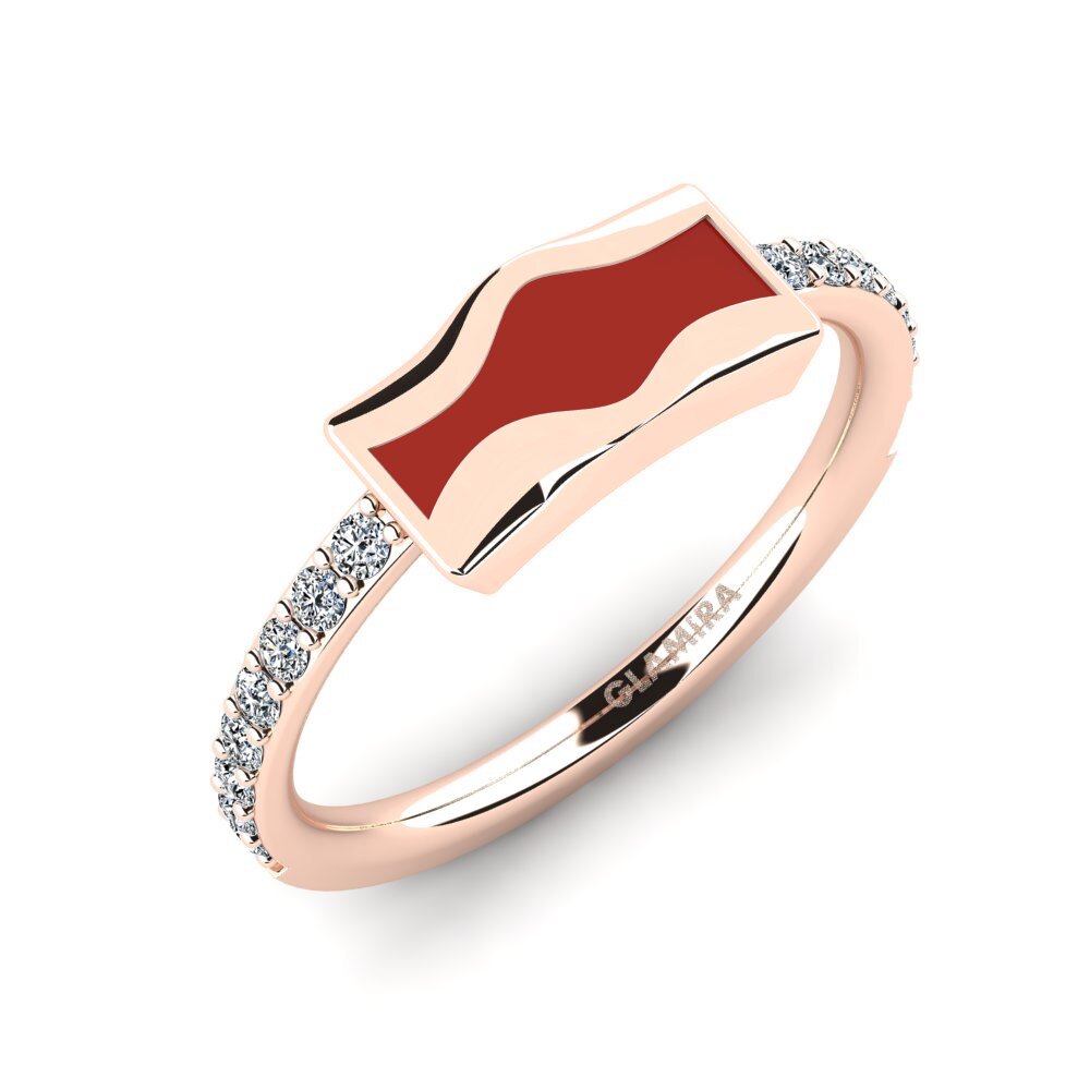 Rotgold 585 Ring Yandinan