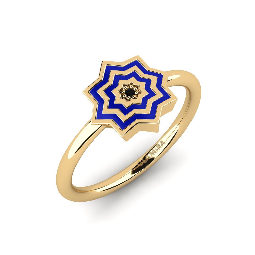 Schwarzer Diamant Ring Yandinaw