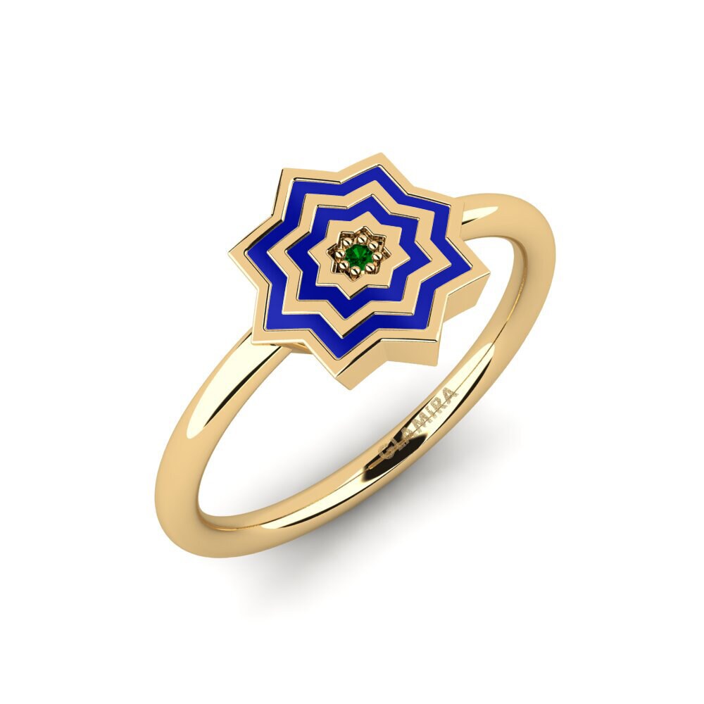 Grüner Zirkonia Ring Yandinaw