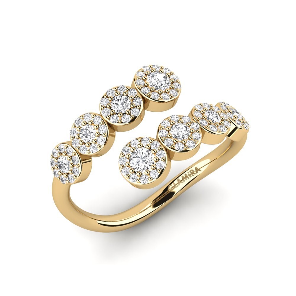Saphir Blanc Bague Yolnad