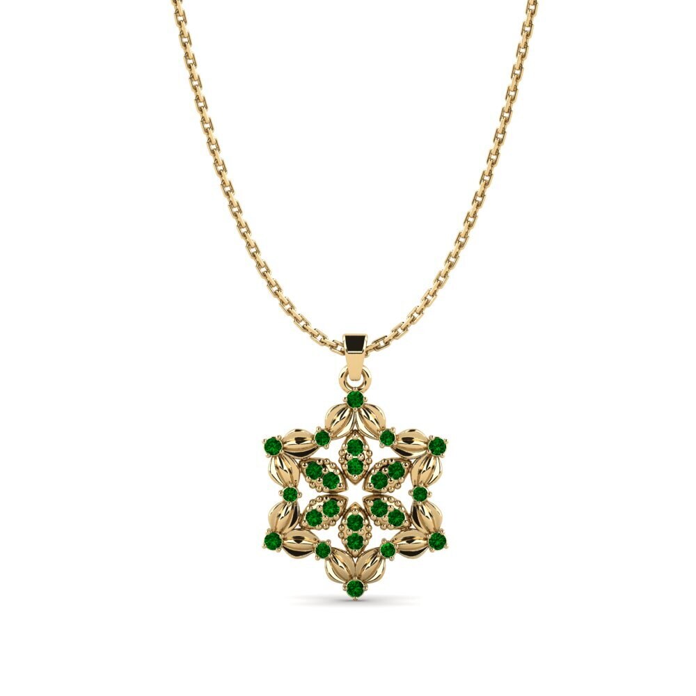 Circonita Verde Colgante de Mujer Empusa