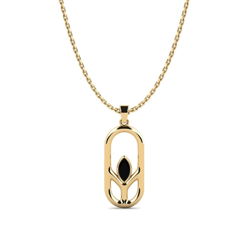 Black Onyx Women's Pendant Emsimitpon