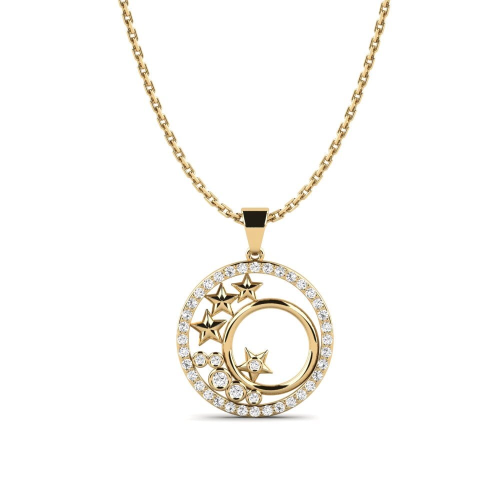 Moissanite Women's Pendant Slimy