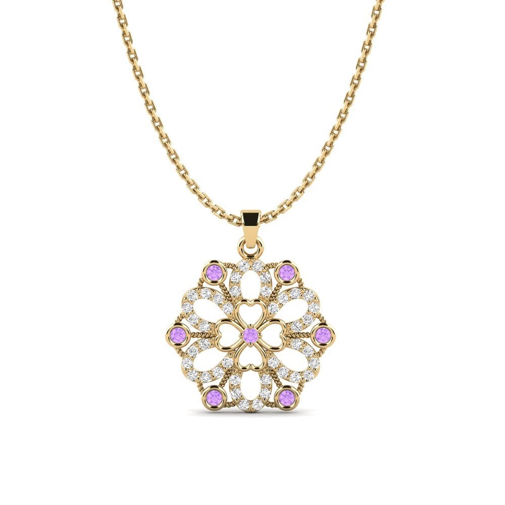 Amethyst Women's Pendant Snow