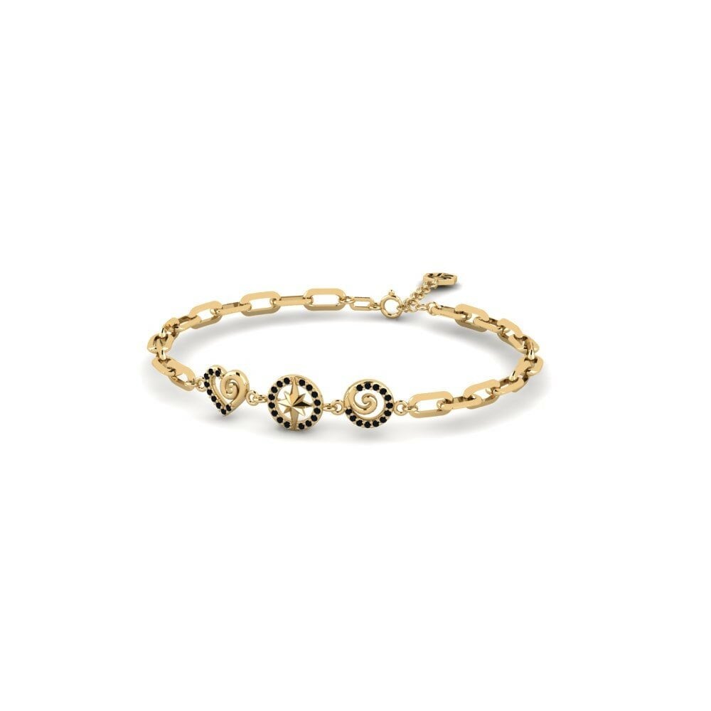 Onyx Noir Bracelet trombones Sekutu
