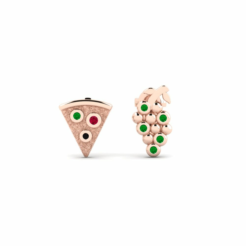 9ct Rose Gold Women's Earring Kimapenzi