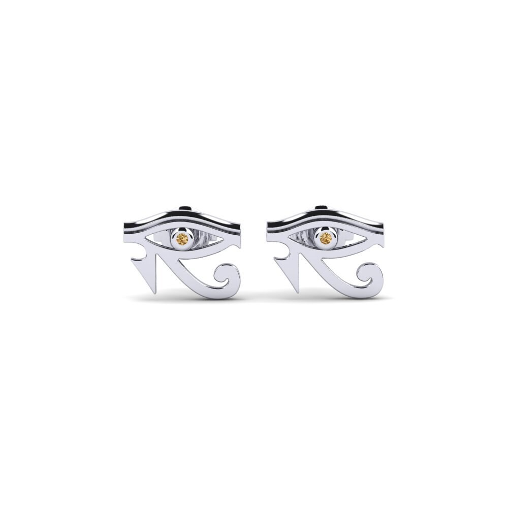 950 Palladium Brown Diamond Women's Earring Masvingo - B
