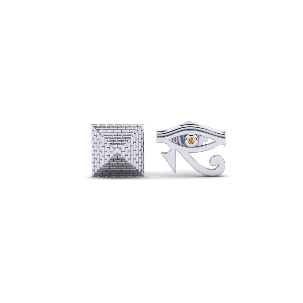 9ct White Gold Brown Diamond Women's Earring Masvingo - SET