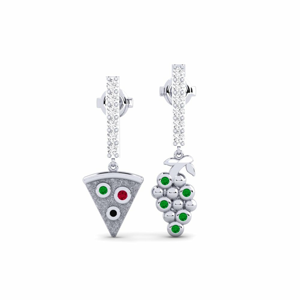 Argento 925 Orecchino da donna Tekoayhu