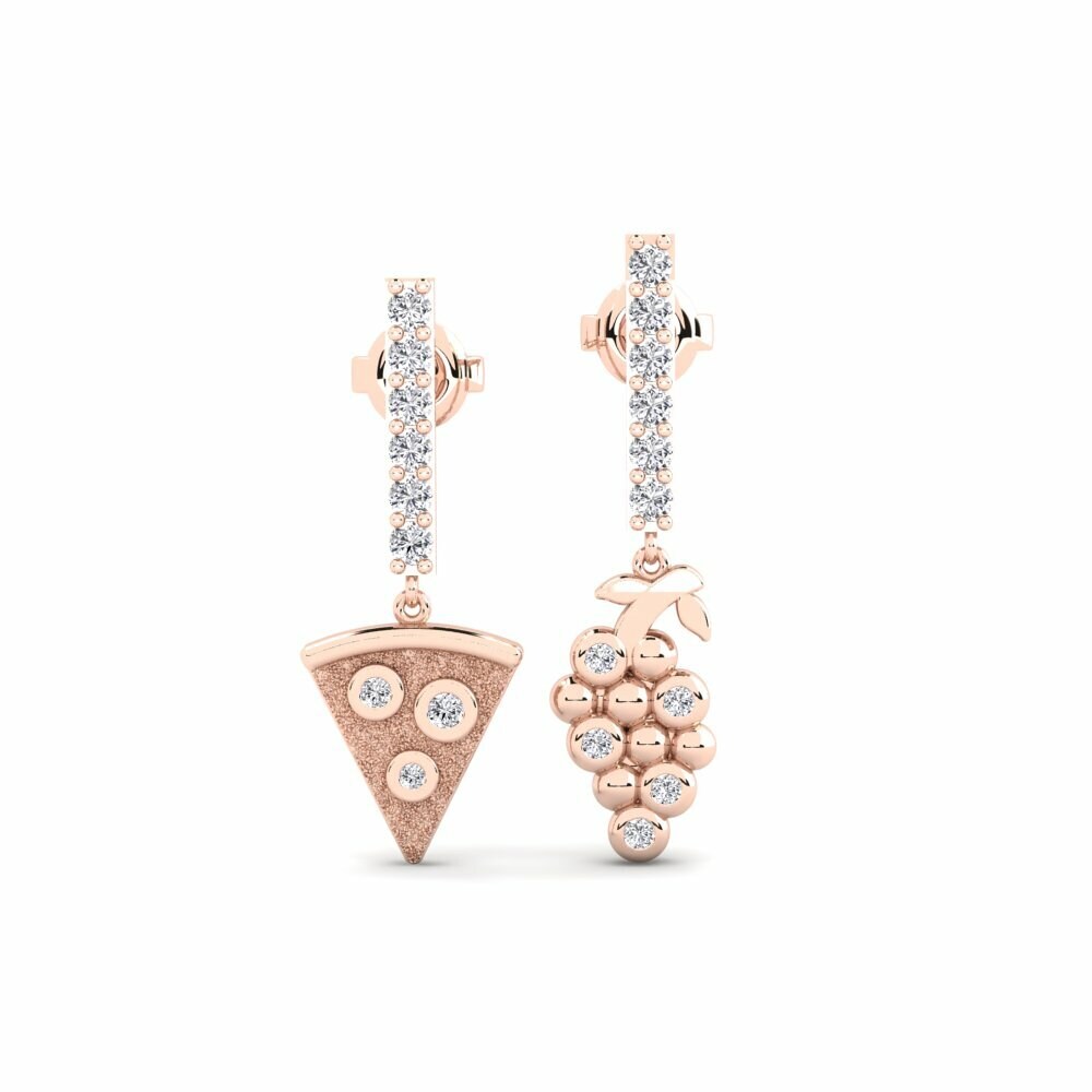 9ct Rose Gold Women's Earring Tekoayhu