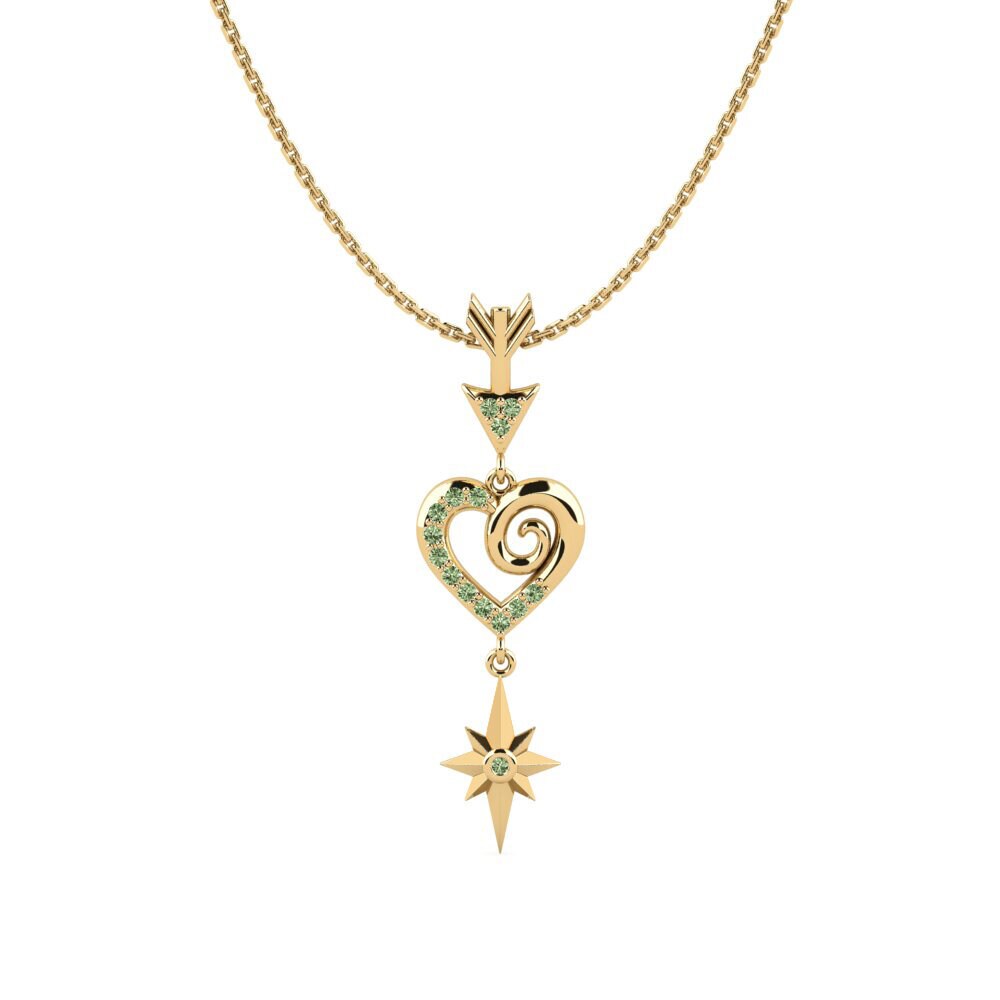 Groene Diamant Dames Hanger Tietoja