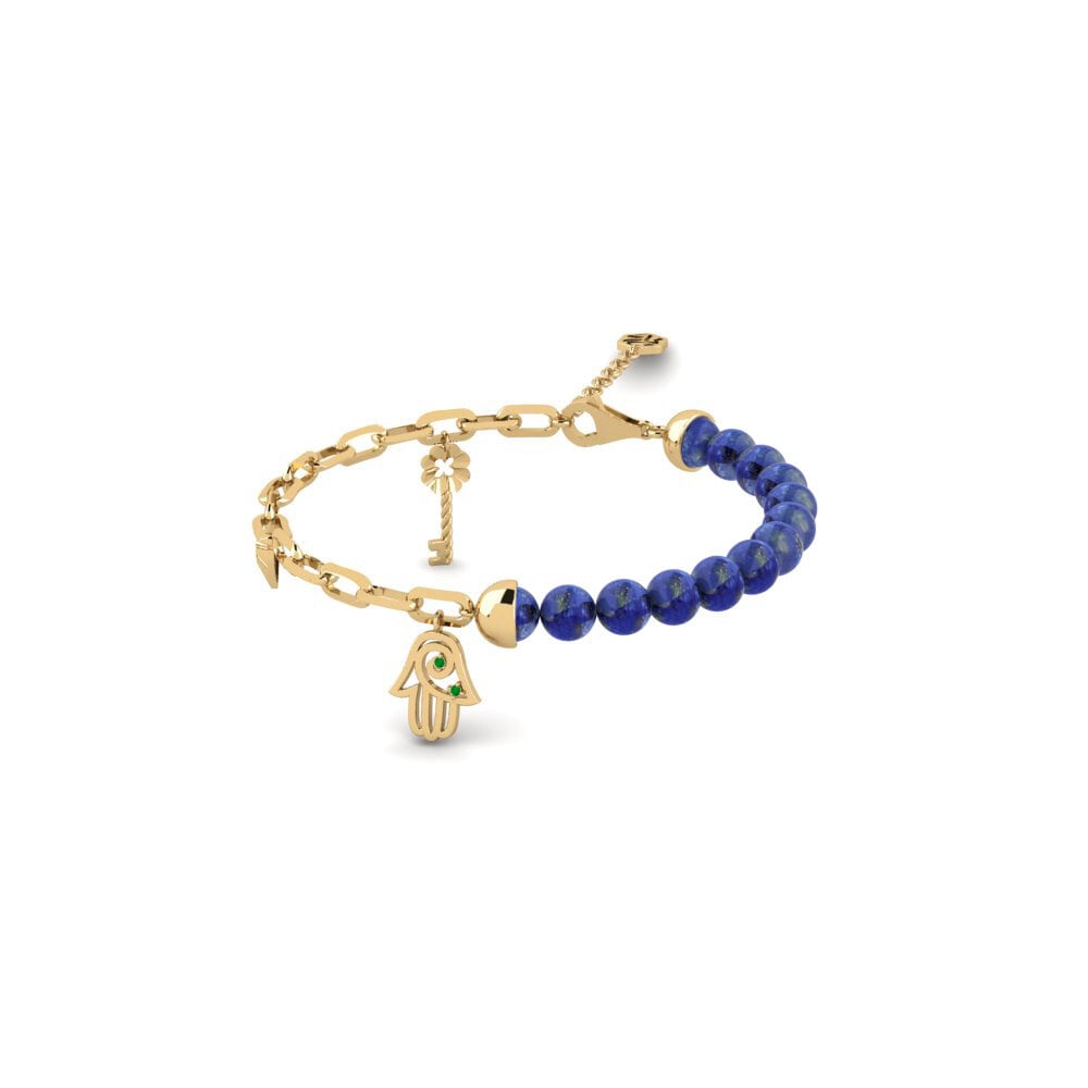 Emerald Paperclip Bracelet Vogar