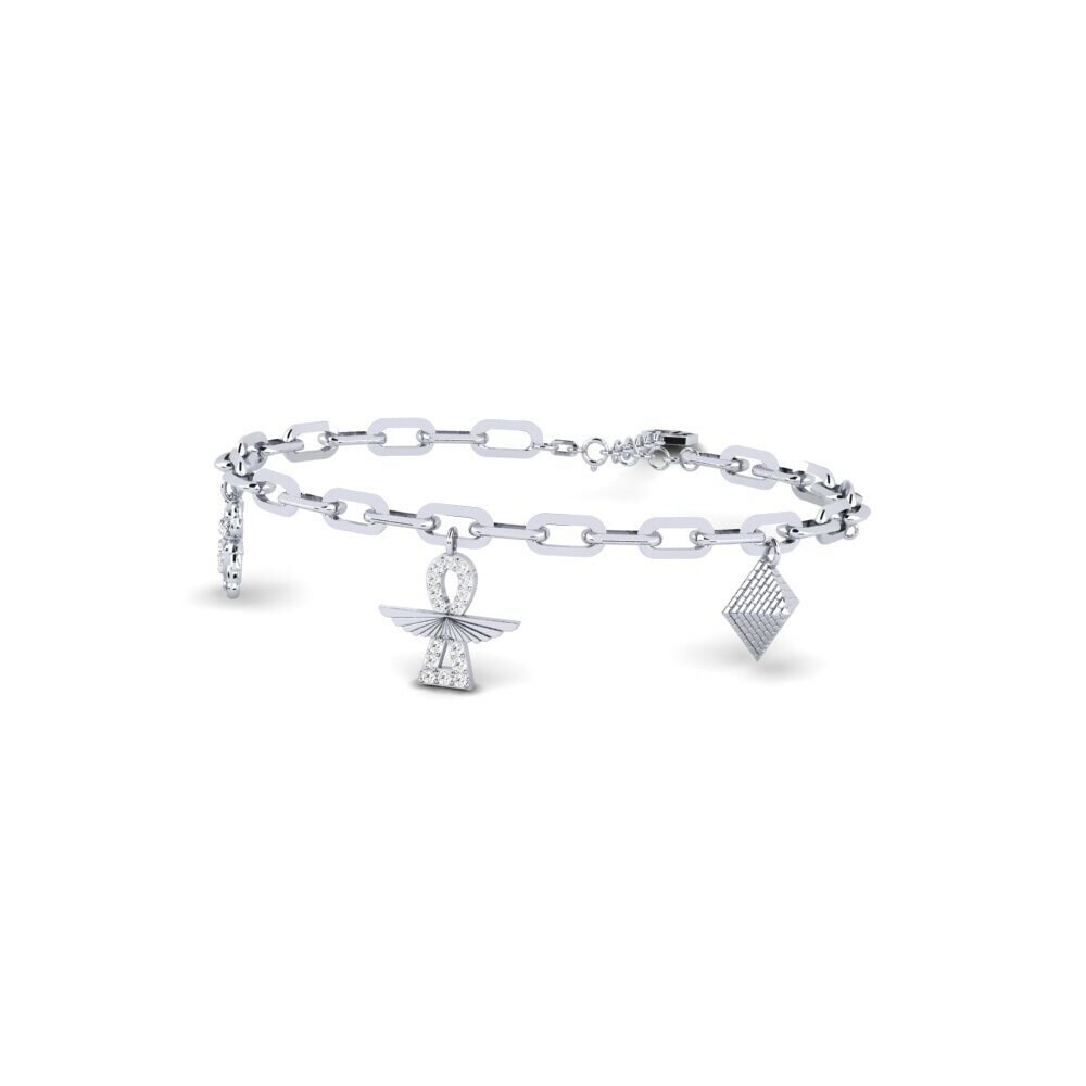 Argento 925 Bracciale graffetta Wakiso