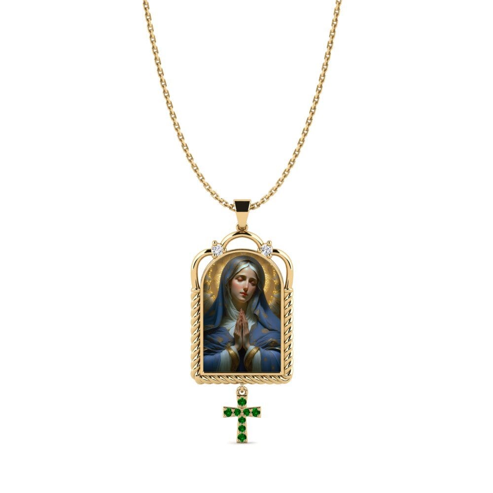 Circonita Verde Colgante de Mujer Advent