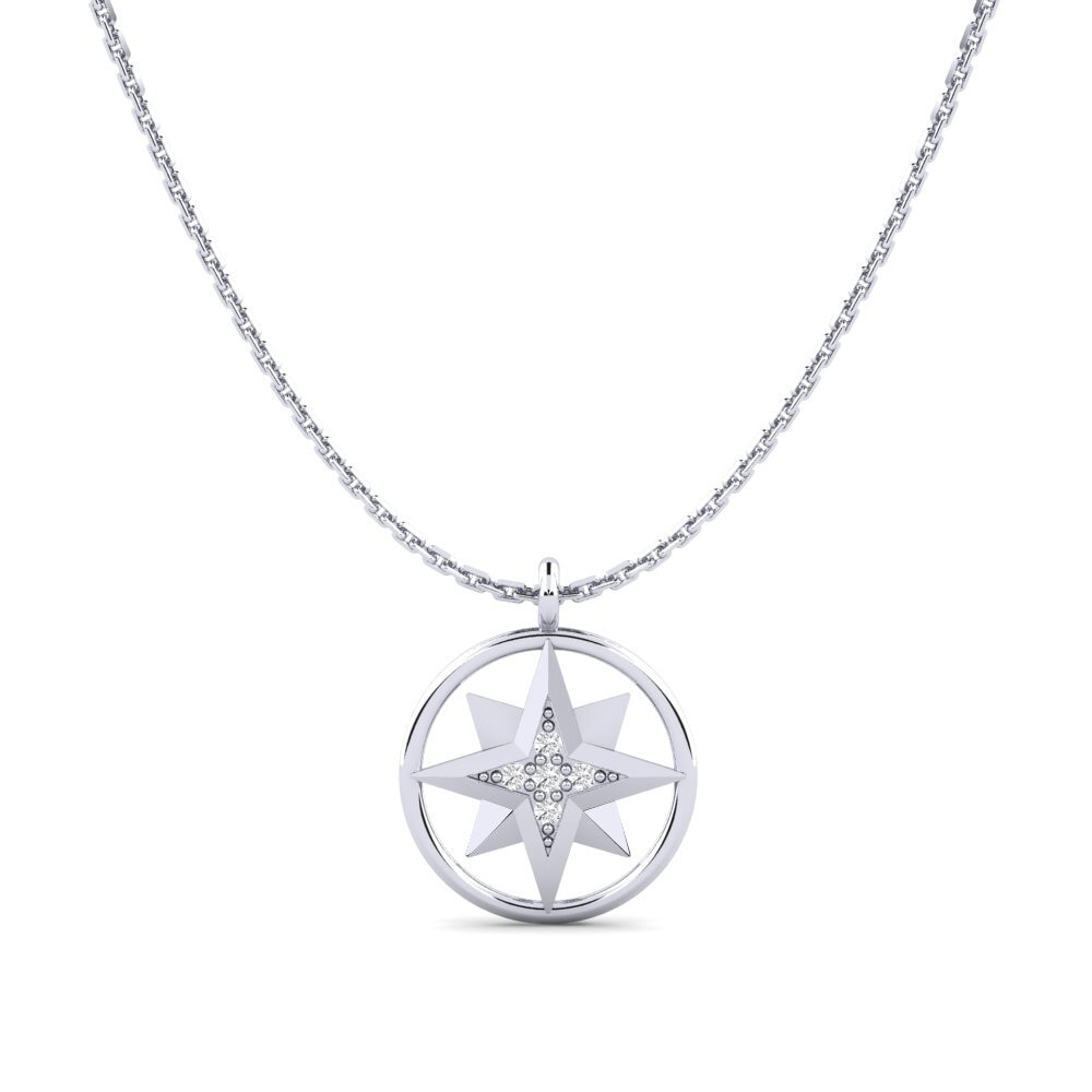Argento 925 Ciondolo da donna Armance