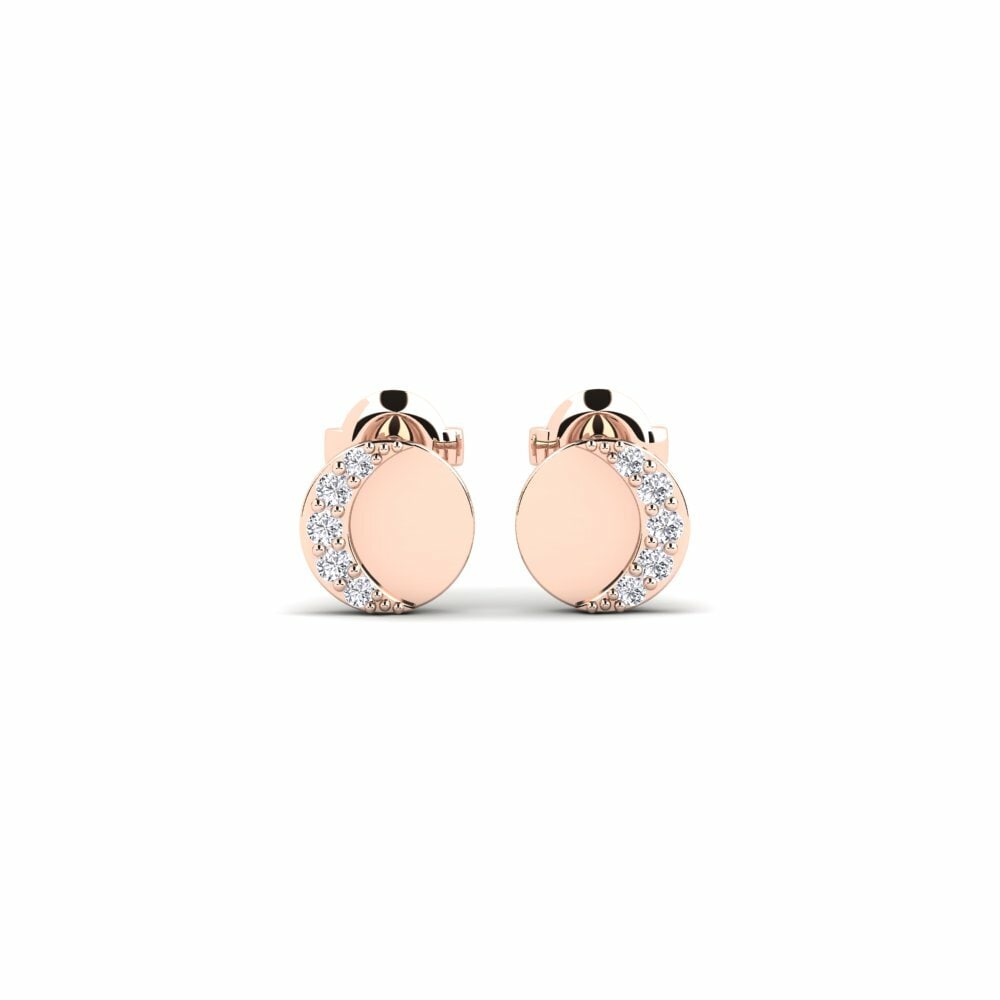 9ct Rose Gold Women's Earring Essonne