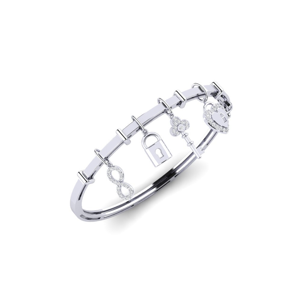 9K Wit Dames Armband Gwadenyi