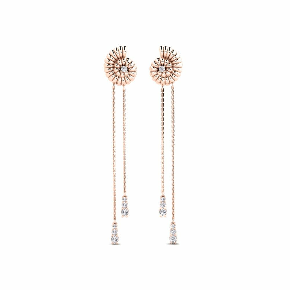 9ct Rose Gold Women's Earring Herwer