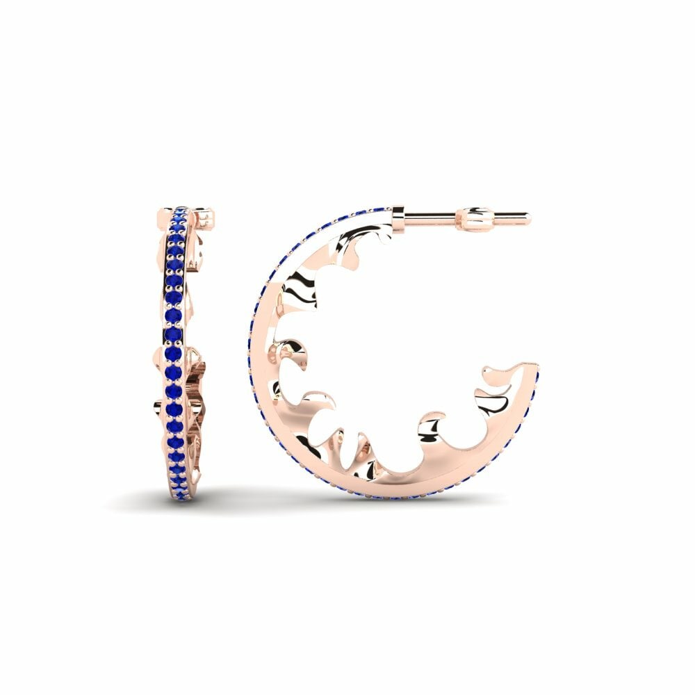 9ct Rose Gold Women's Earring Memories