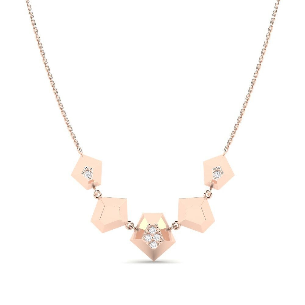 Oro Rosso 750 Collana da donna Halleys