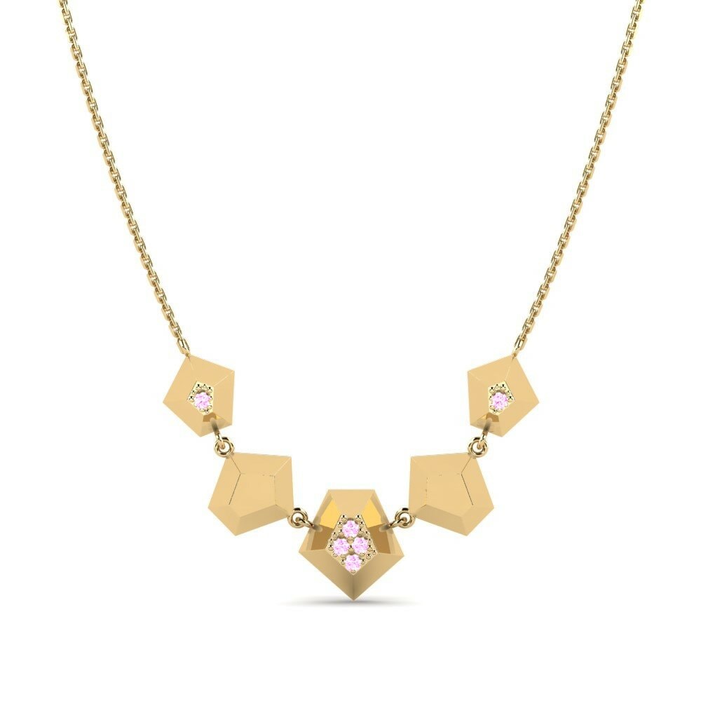 Saphir Rose Collier pour femme Halleys