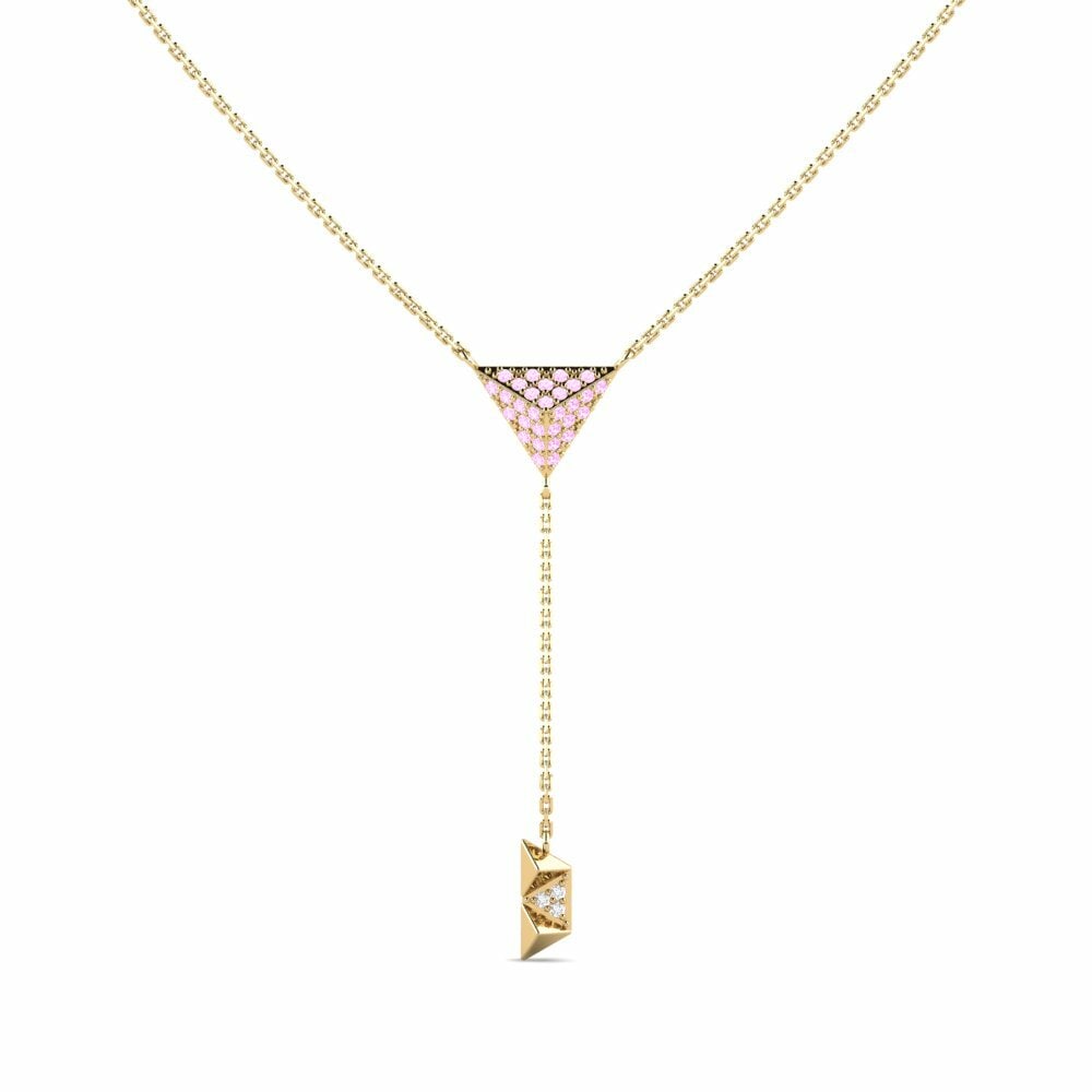 Saphir Rose Collier pour femme Harecourt