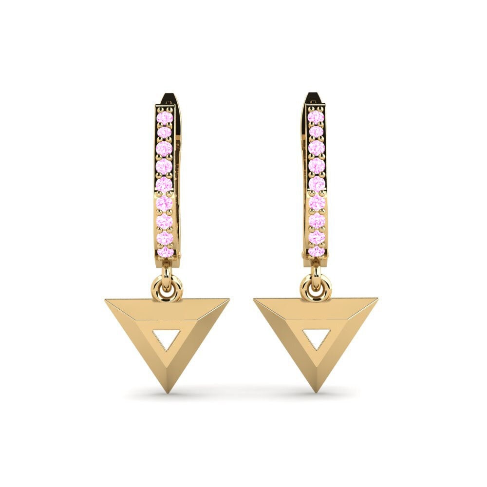 Saphir Rose Boucle d'oreille femme Havering