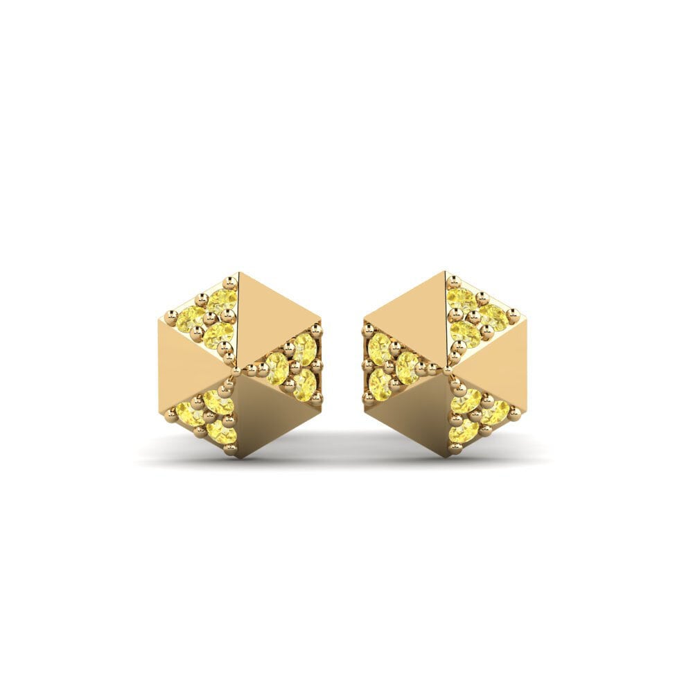 Yellow Sapphire Women's Earring Hedle