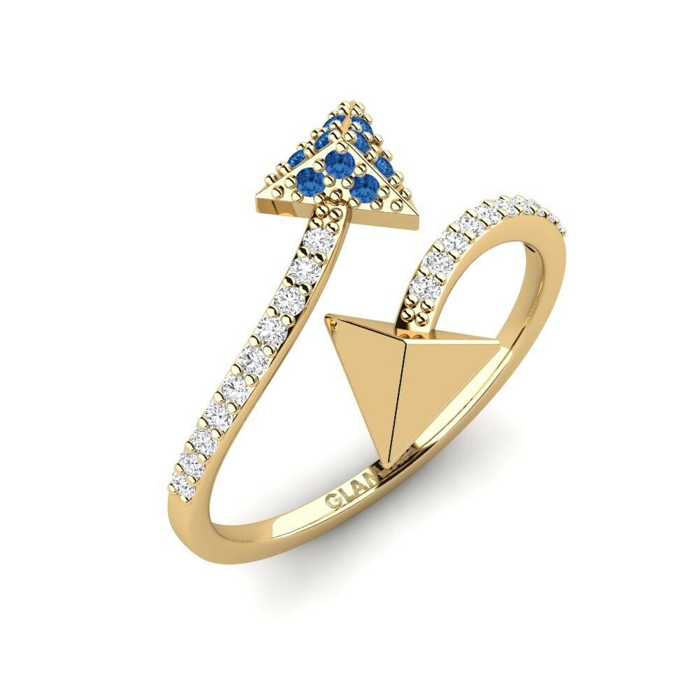 Dark Blue Zirconia Ring Hilditch