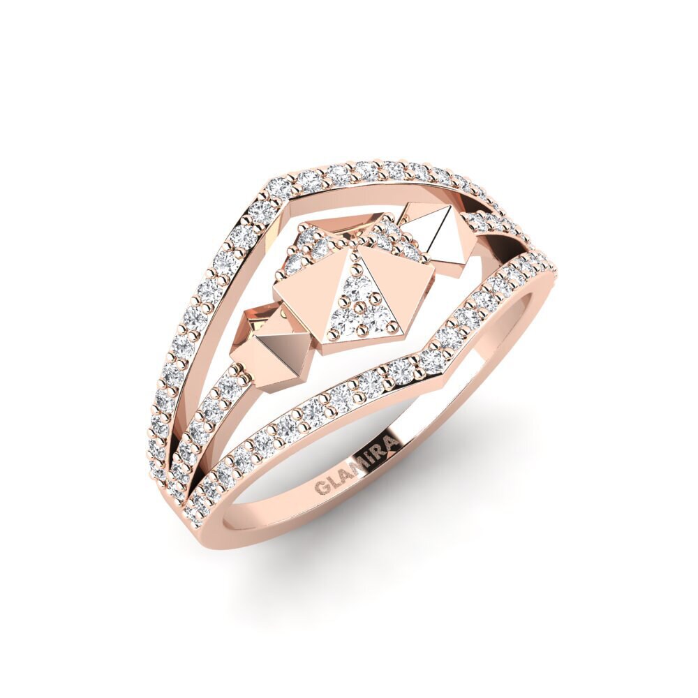 Oro Rosso 750 Anello Kelq