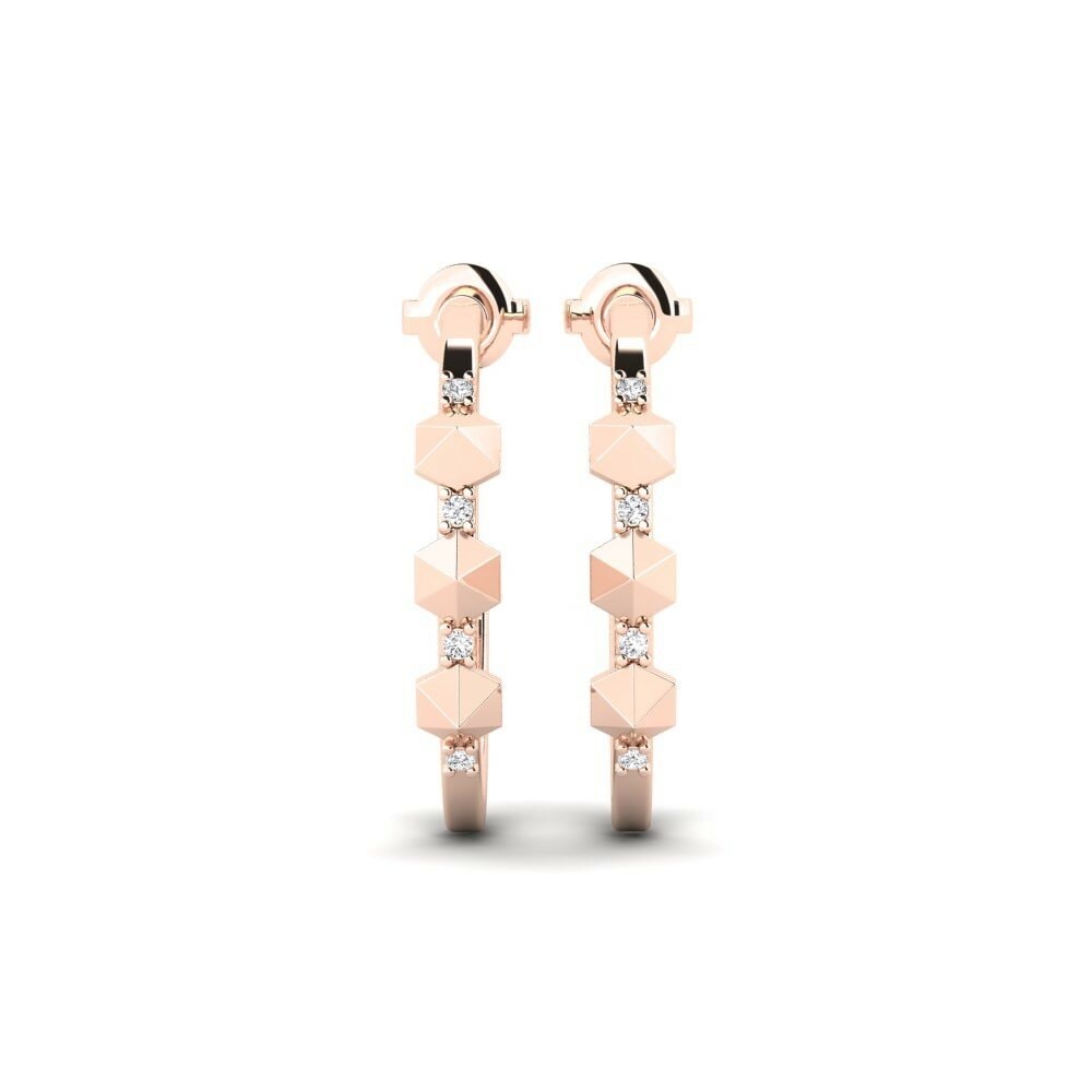 Oro Rosso 750 Orecchino da donna Konektis