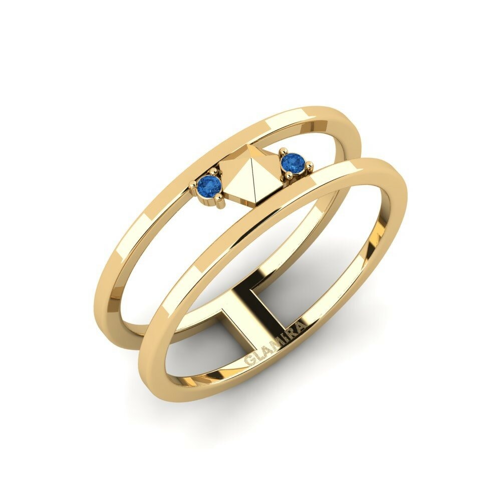 Dark Blue Zirconia Ring Kuboneka