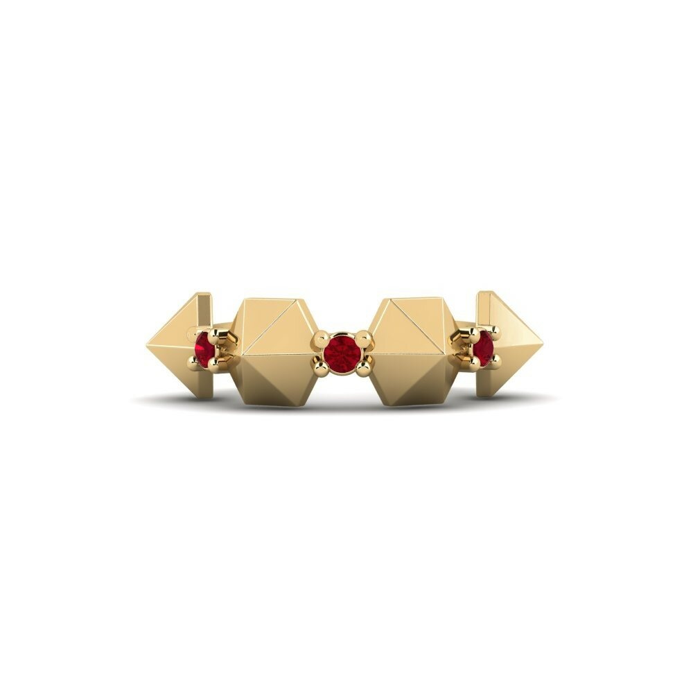 Zircone Rosso Orecchino da donna Kukhalapo