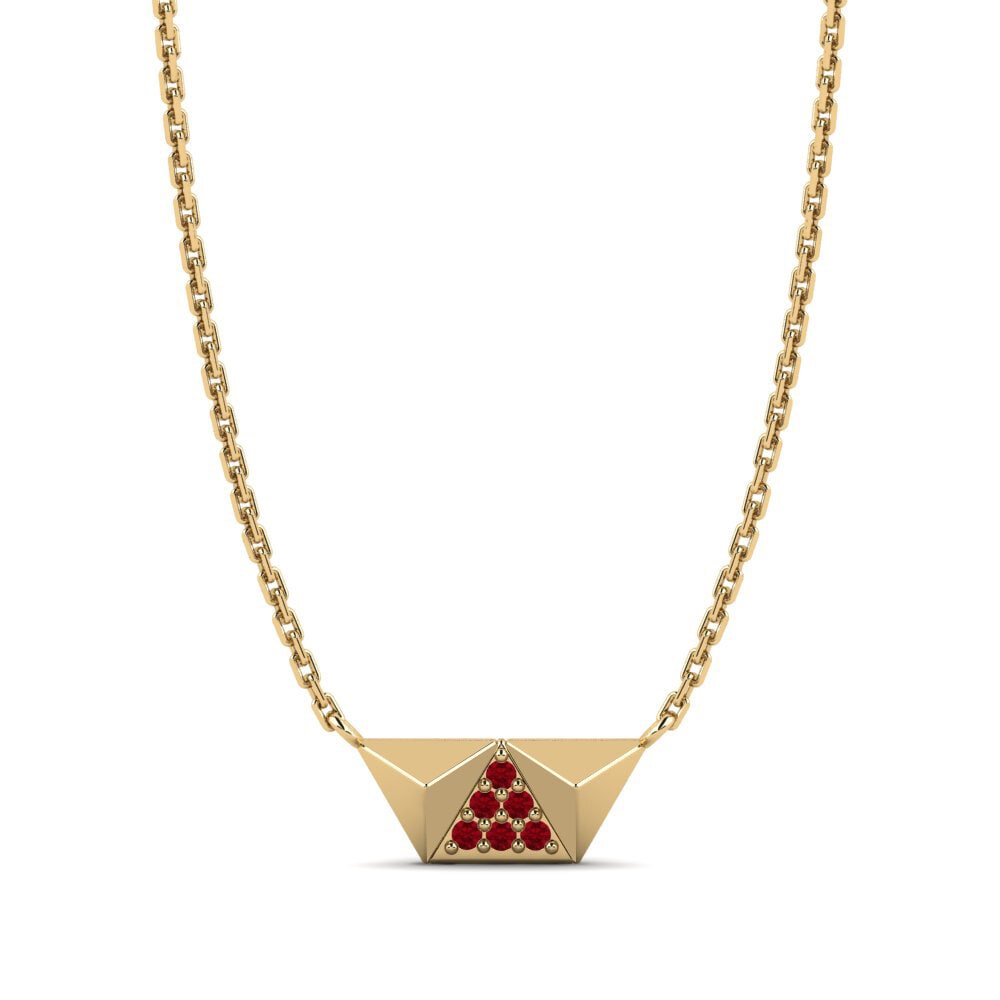 Zircone Rosso Collana da donna Ladbroke