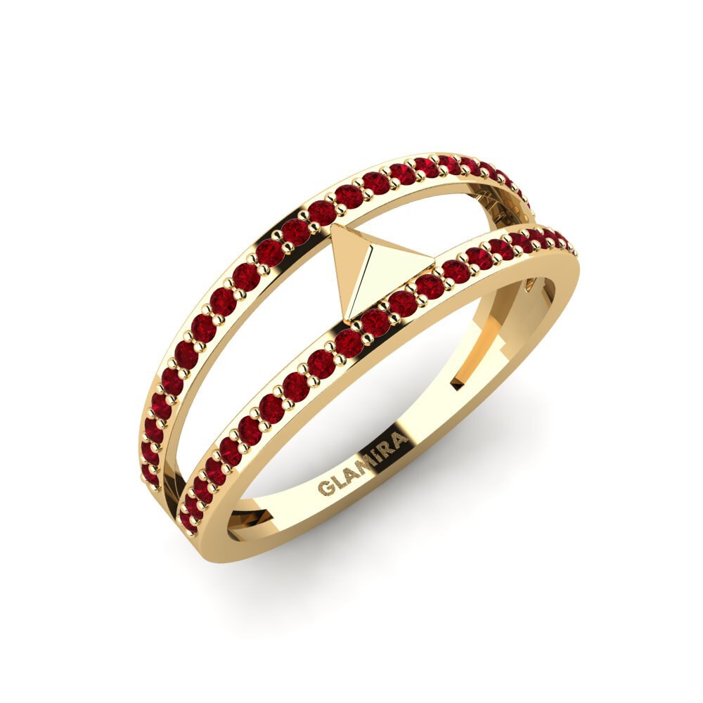 Zircone Rosso Anello Lambeth