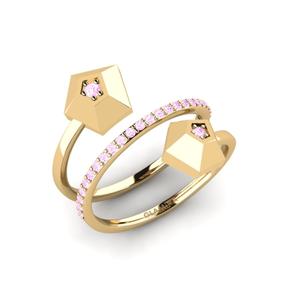 Saphir Rose Bague Lightyear