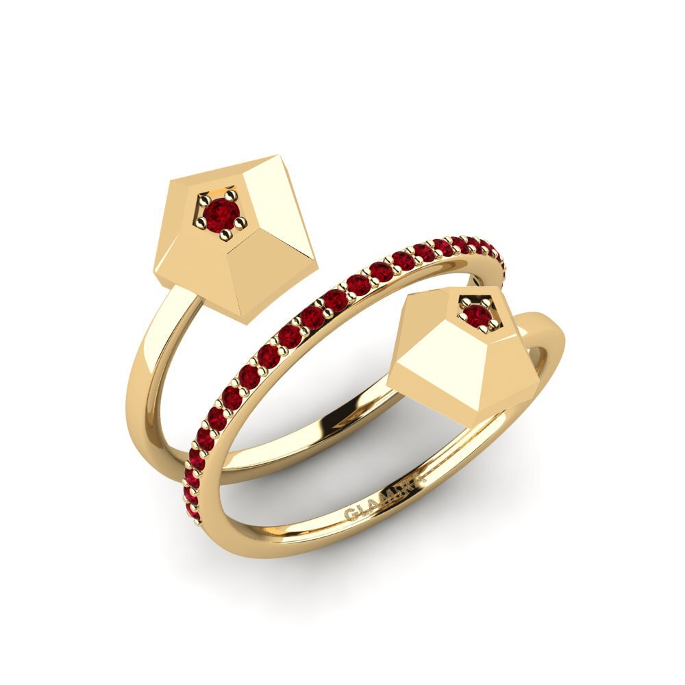 Zircone Rosso Anello Lightyear