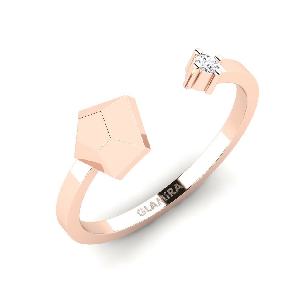 Oro Rosso 750 Anello Longitude