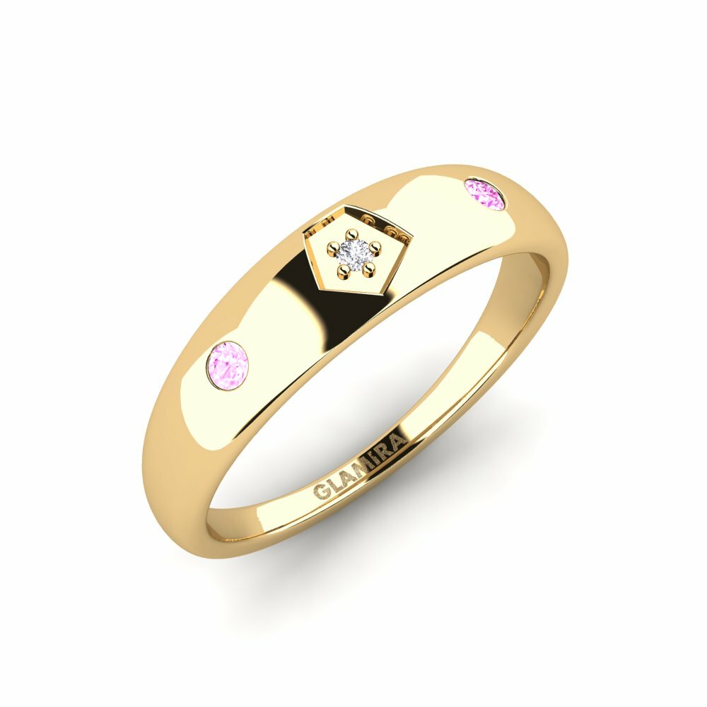 Saphir Rose Bague Minoraxis