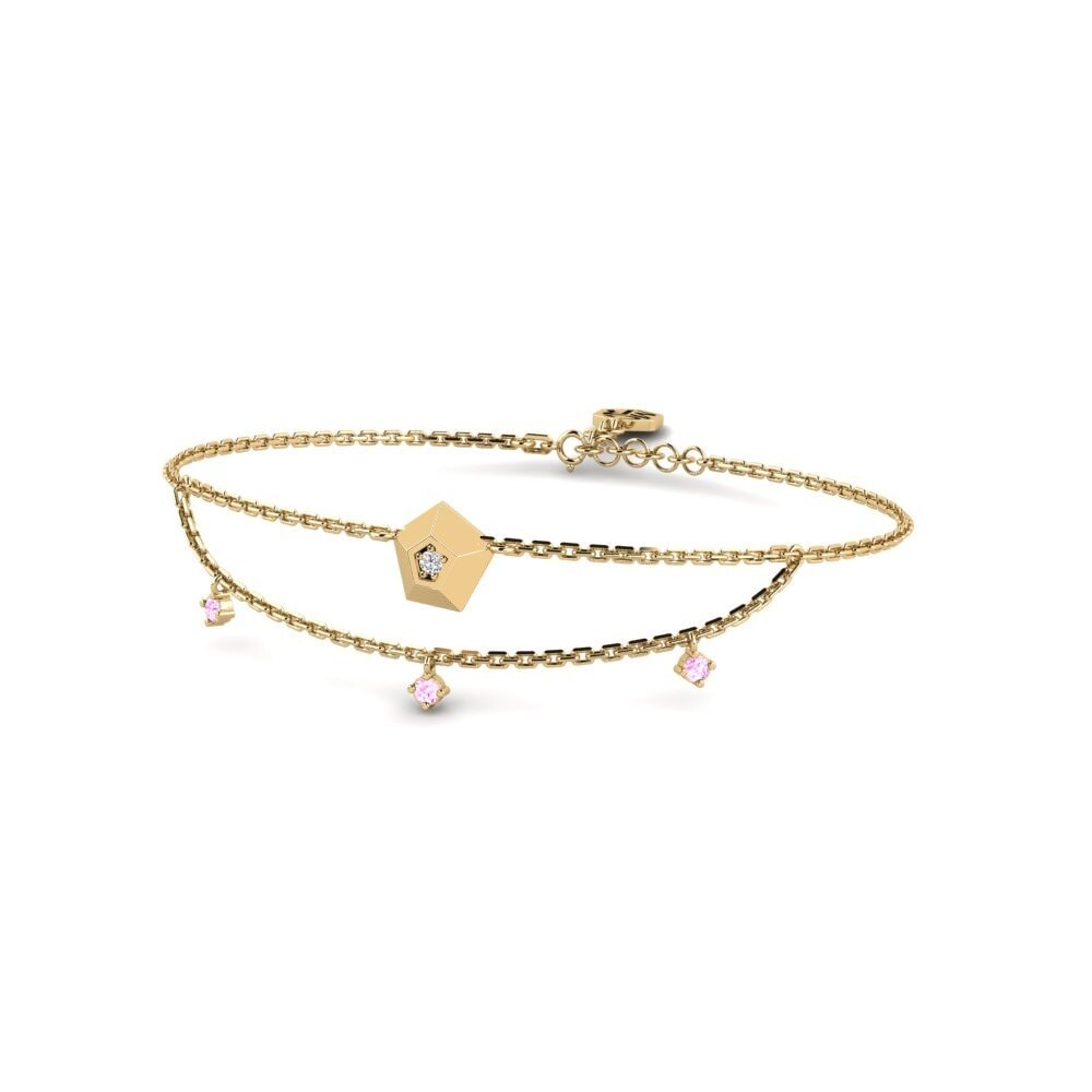 Zafiro Rosado Pulsera de Mujer Northpol