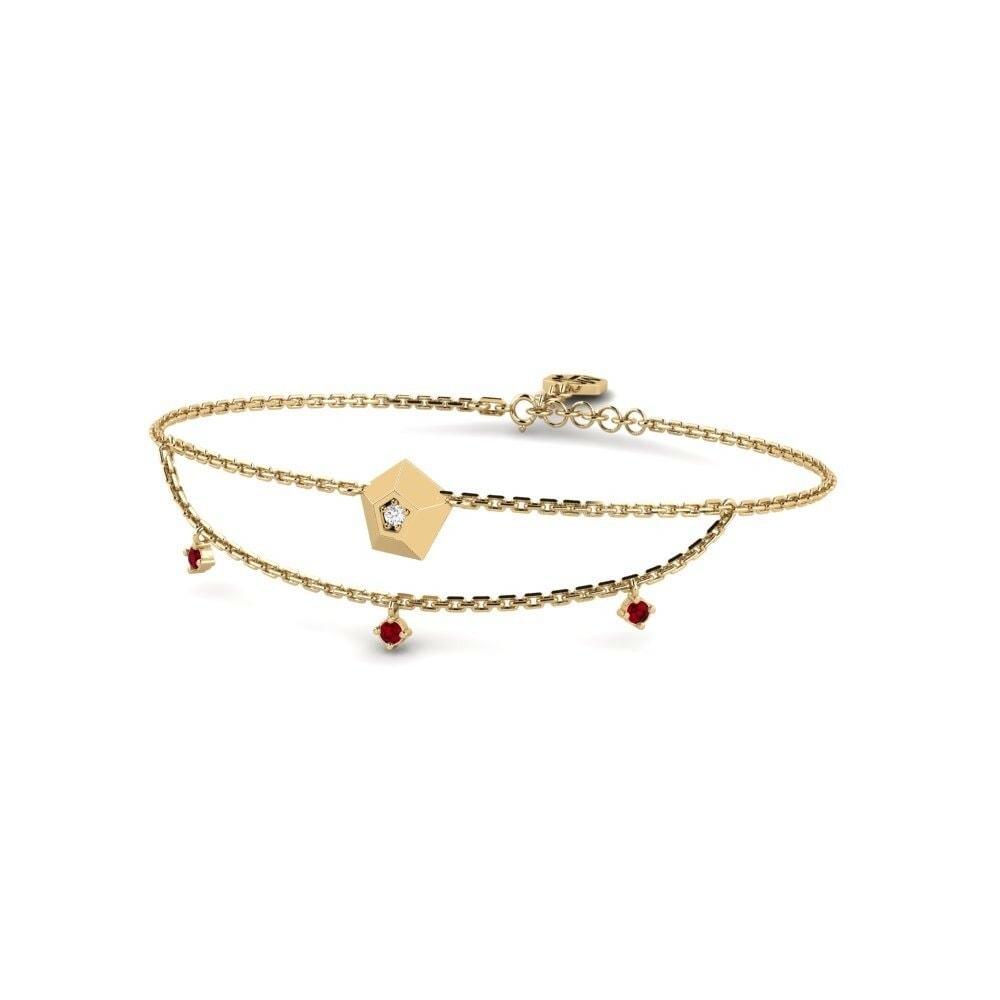 Zircone Rosso Bracciale da donna Northpol