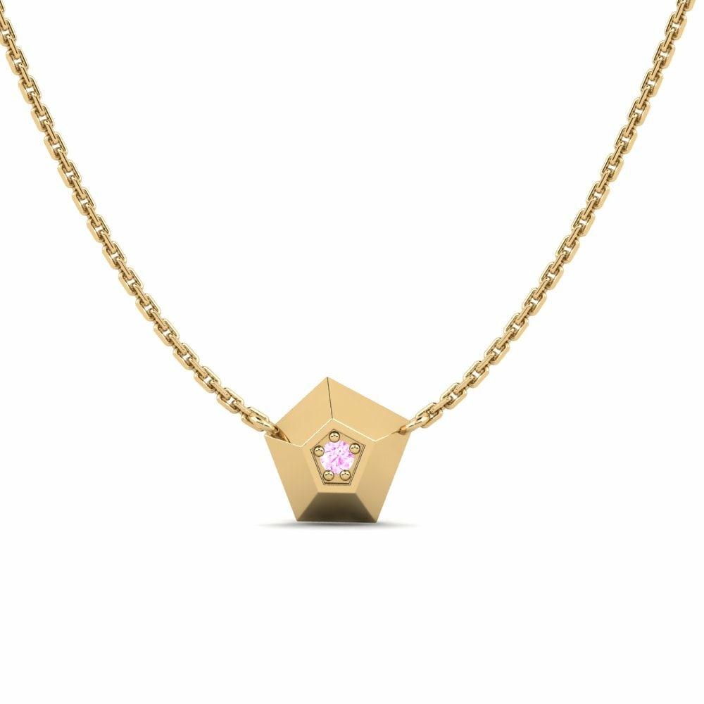 Saphir Rose Collier pour femme Nucleon