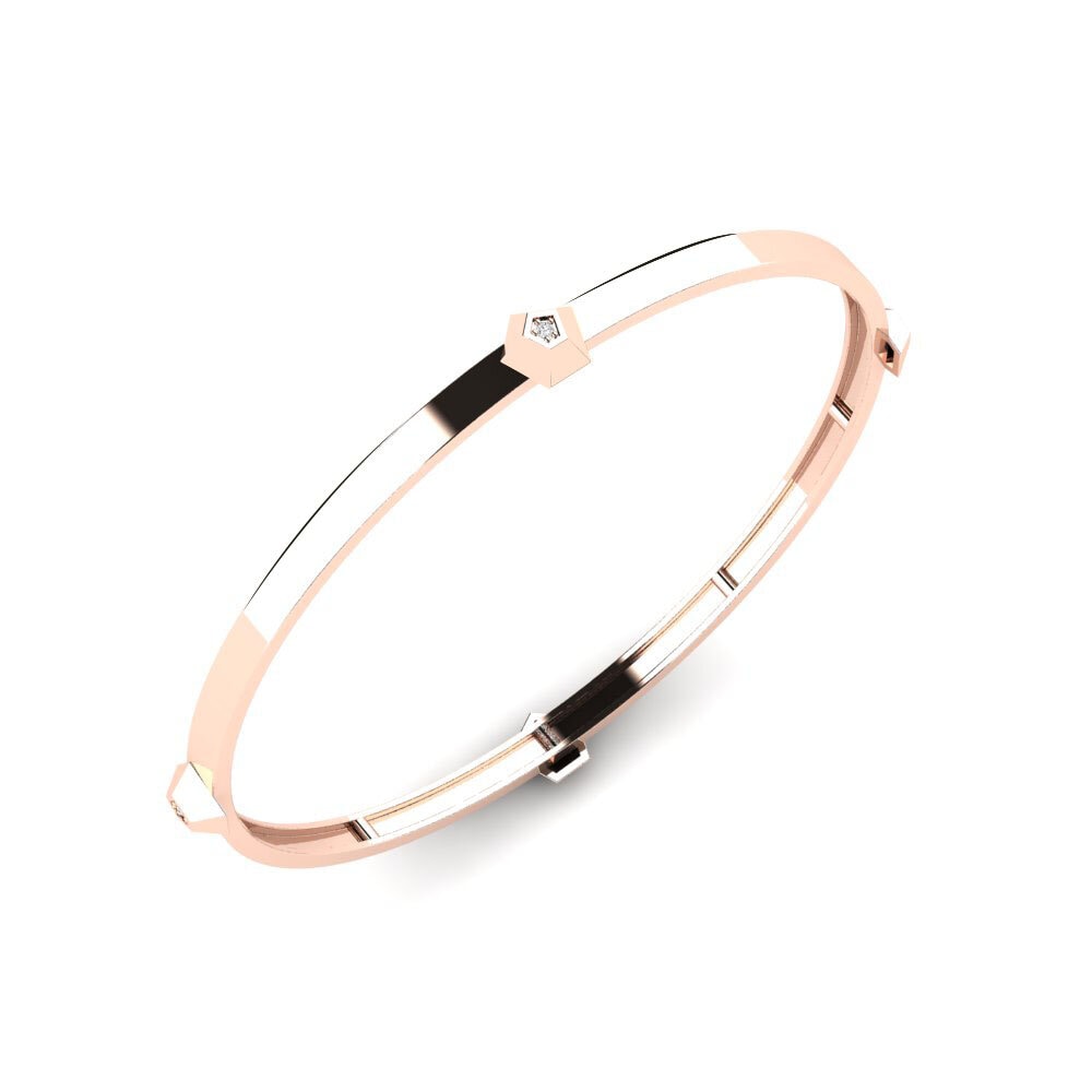 Oro Rosso 750 Bracciale da donna Occultation