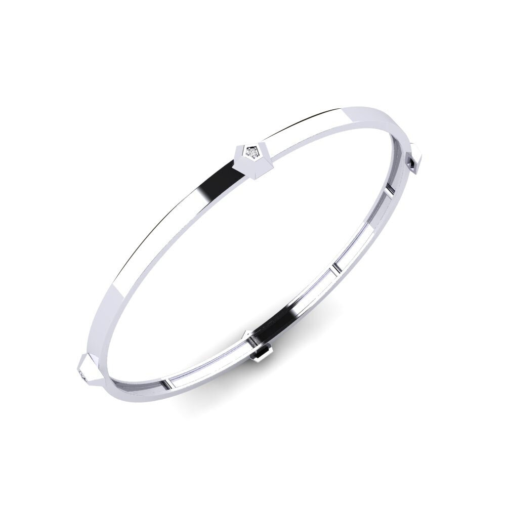 Oro Bianco 375 Bracciale da donna Occultation