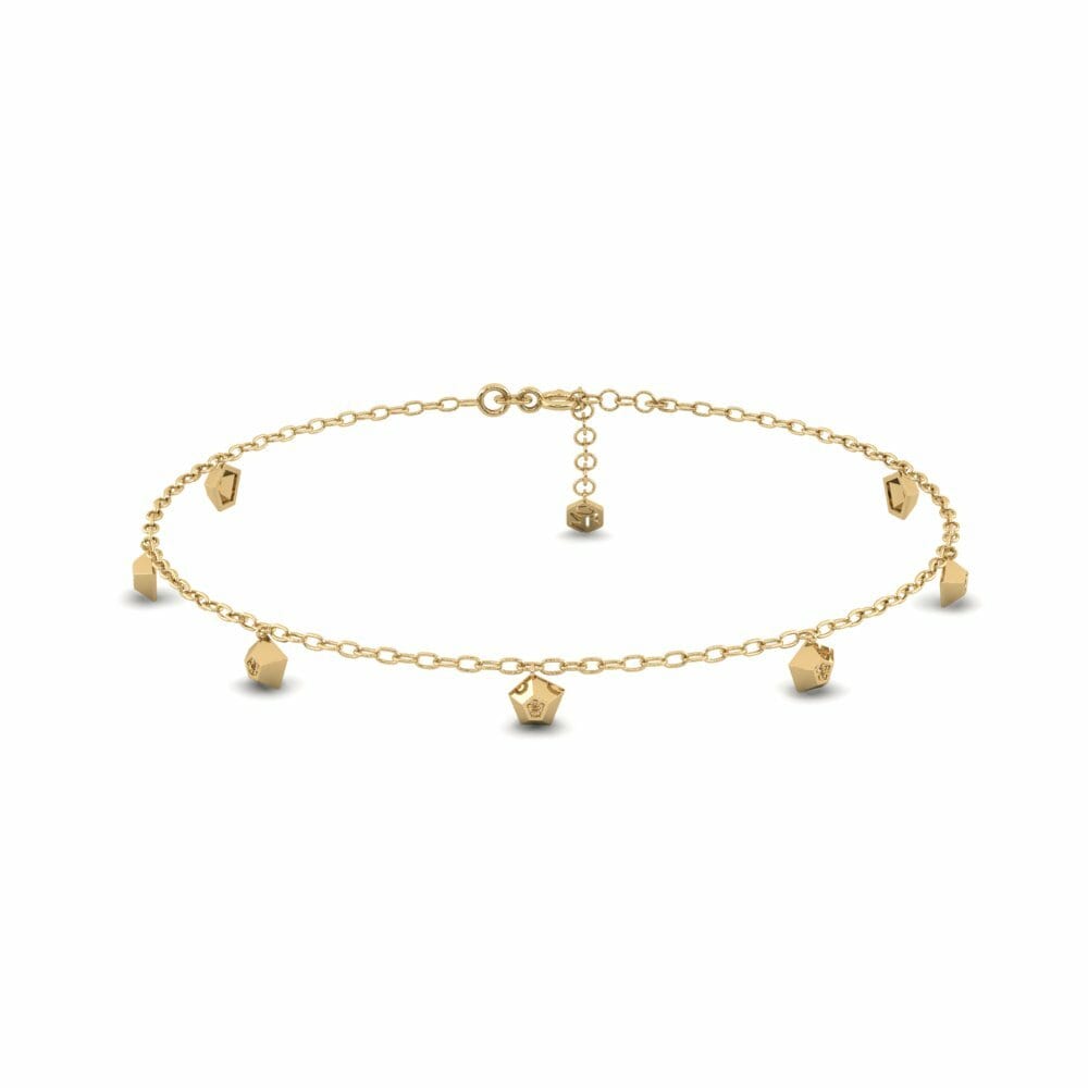 Brown Diamond Women's Anklet Peroxide