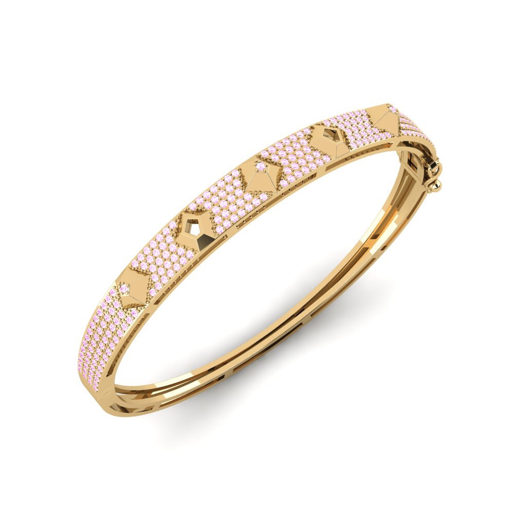 Saphir Rose Bracelet jonc femme Polaraxis