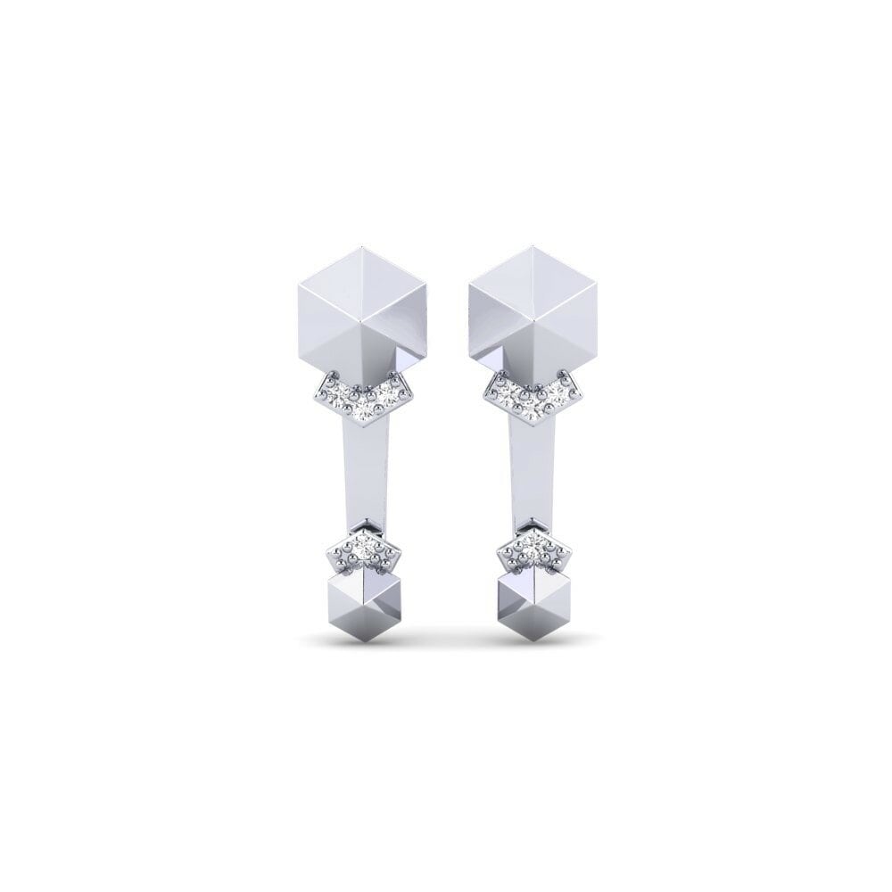 950 Platinum Women's Earring Presensya